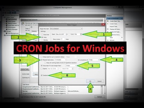 crontab for windows server